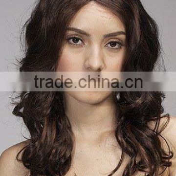 Lace front wig synthetic wig wholesale, silk top lace wig