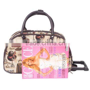 Available Travel Trolley Luggage Bag Leaves King Trolley Travel Bag for Sale photo-5