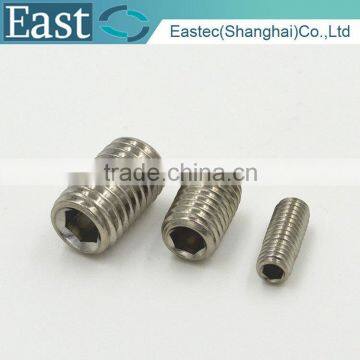 DIN913 Hexagon socket set screws with flat point