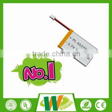 Factory direct 3.7v 1000mah li-polymer battery 453759