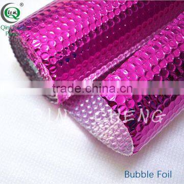 Reflective metal thermal insulation materials foil bubble