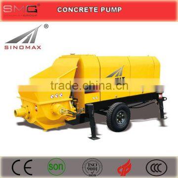 CE Certification 60, 80m3/h Electric Motor Trailer Concrete Pump for sale