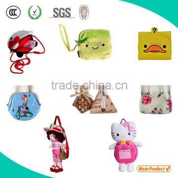 2015 hot OEM custom plush personalized high quality plush mini coin purse