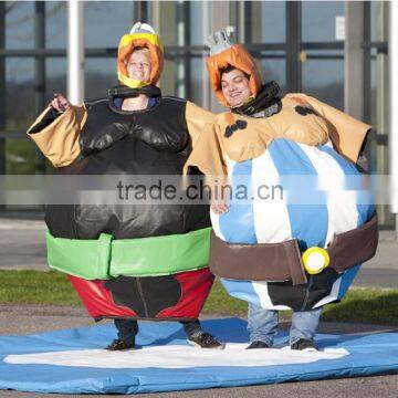 Hola asterix and Obelix foam padded sumo suits/sumo wrestling suit