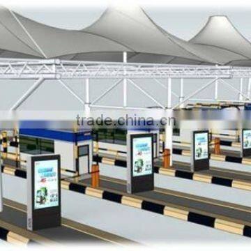 Outdoor LCD advertising display digital board for transportation
