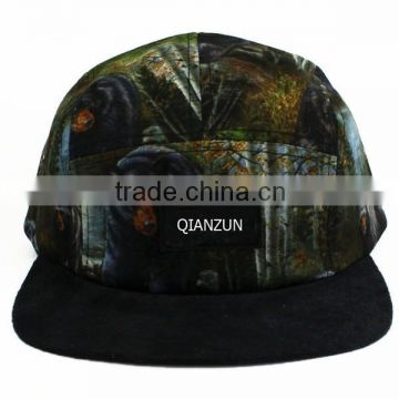 high quality animal 5 panel hat embroidery 5 panel hat wholesale