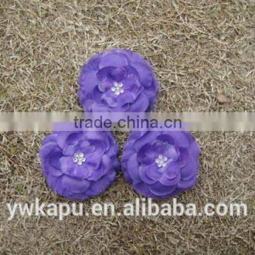 cheap artificial artificial peony flower hair clip factory direct sales