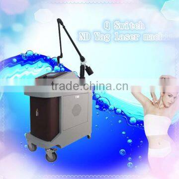 1-10Hz 2015 1064nm Q Switch Nd Q Switch Laser Tattoo Removal Machine Yag Laser Tattoo Removal Machine Haemangioma Treatment