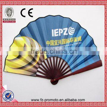 Popular OEM Avalible Gift Bamboo Craft fan with Custom Printing and Logo