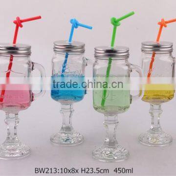 glass mason jar with lid