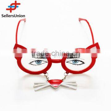 No.1 yiwu exporting commission agent wanted Red Fox Printed Party Event Sunglasses
