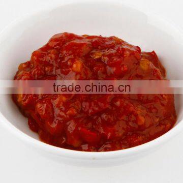 Red chilli sauce hot pepper paste