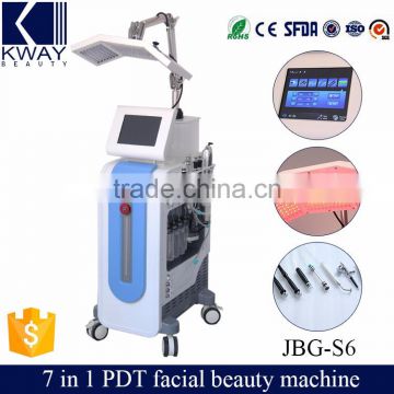 Led Face Mask For Acne Wrinkle Removal JBG Beauty PDT Heads 7 In Improve fine lines 1 Facial Suction Machine PDT Beauty Instrument For SPA Yellow 590 Nm