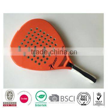 High quality beach tennis paddle/durable delicate beach tennis racket