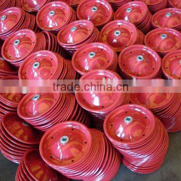 Rubber wheel Metal Rim