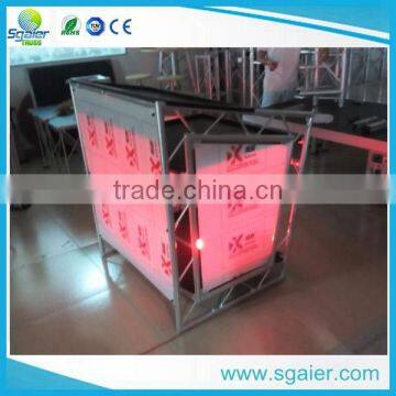 1000*904*1150mm LED Dj Booth Bar Table With Acrylic Board photo-6