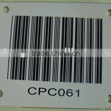 barcode metal tag