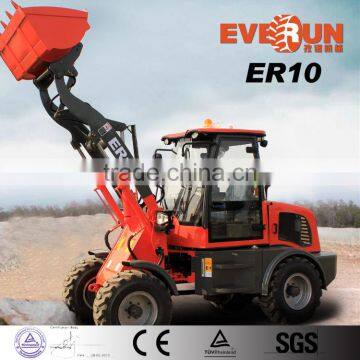 Qingdao Everun ER10 Mini Wheel Loader with CE Engine/New Attachments for Sale