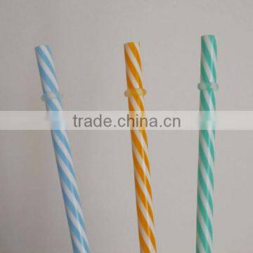 AS Hard Plastic Long Cool Drinking Straws