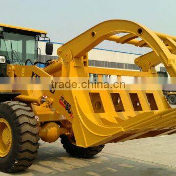 mini loader with grass grab/clamp