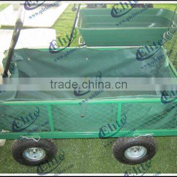 Nylon Liner Steel Wire Garden mesh Cart, big foot cart