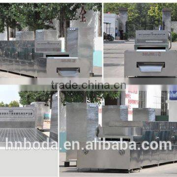Continuous type Curcuma longa/turmeric microwave blanching machine