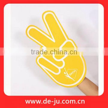 Yellow EVA Yeah Finger Cheer Foam Hand