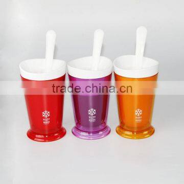 Multicolor summer ice cup double frozen iced soda cup