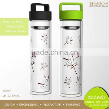 Pyrex Cheap Heat Resistant Sport Bottle / Glass Bottle photo-5