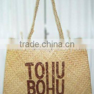 High quality best selling sea grass shopping bag WITH HANDLE from vietnam