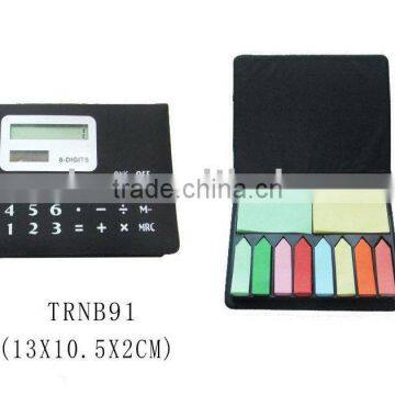 PVC calculator with notepad