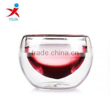 45ml Transparent Borosilicate Double Wall Glass