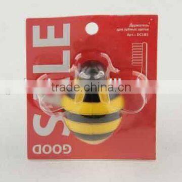 Bee shaped plastic bathroom accessories/toothbrush holder