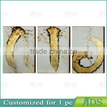 New Collection Canvas Wall Art Oil Paint With Gold Leaf photo-3