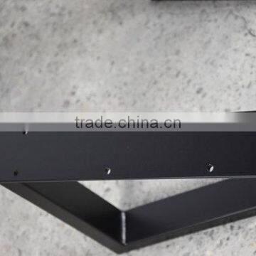 Resturant Wooden Coffee Table Iron Black 15 Inch Metal Bases,metal Bench Leg photo-3