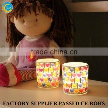 Glass Mosaic Lamp Glass Votive Holders photo-2