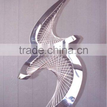 Shiny Stainless Steel Table Sculpture For Gift