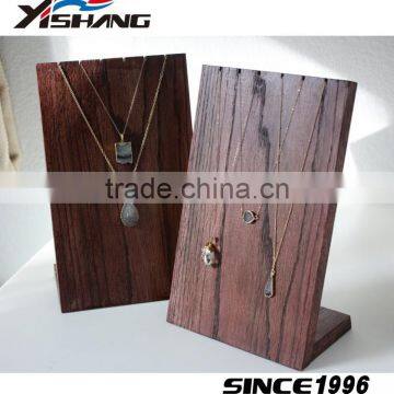 Fashion custom wood glass jewelry display