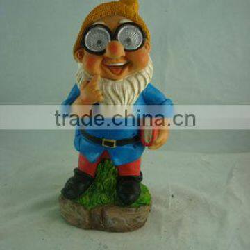 solar powered garden ornaments solar garden gnome