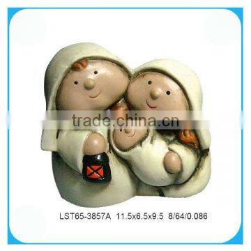 Pottery religious figure for decoration