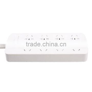 Pisen 1.8m 6ft Cable One Switch Child Protection Euro Plug 8 Outles Power Strip