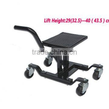 300LBS Adjustable Motorcycle MotoCross Dirt Bike Lift Stand With Wheels