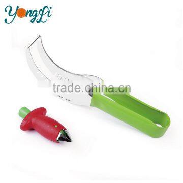 Professional Grade Fruit Serving Cutter Tools Stainless Steel Watermelon Slicer photo-2