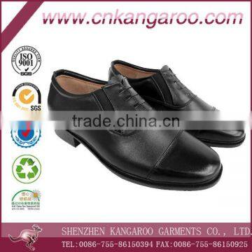 2014 new design men's business security leather shoes