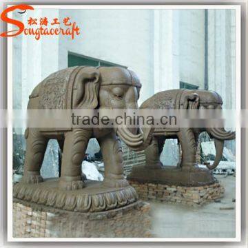 2016 China New Design Fiberglass Statue Animal Elephant Statue for Sale photo-4