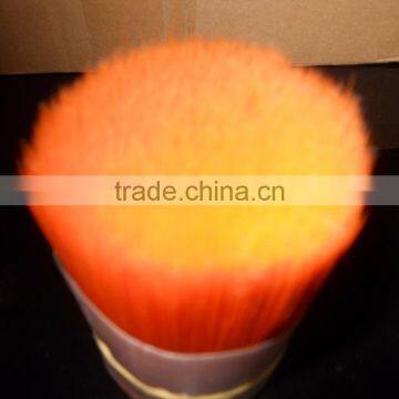 ORANGE PBT NYLON TAPERED FILAMENT FOR PAINT BRUSH BRISTLE/ ARTIST BRUSH FIBER photo-3