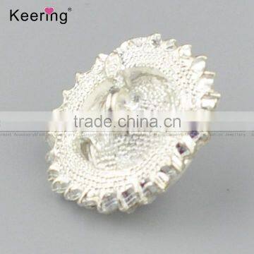 Fashionable Custom Pearl Rhinestone Buttons for Garments WBK-1464 photo-4