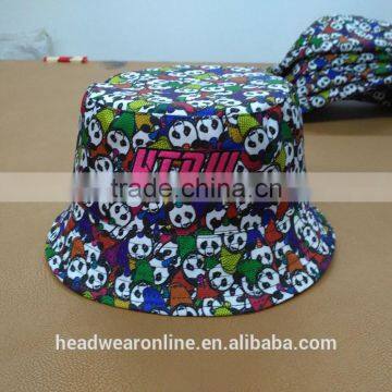 Digital Printing Double Side Fisherman Cap Reversable Bucket Hats photo-4