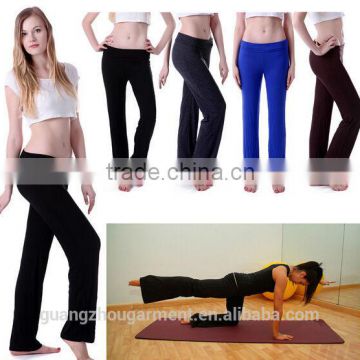 women soft comfort cotton spandex yoga sweat Lounge gym sports athletic pants