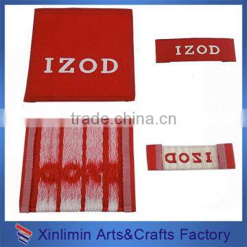 customized beatiful hot customized woven clothing printed tag maker